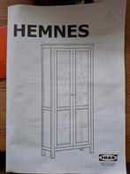 Vitrinekast / boekenkast ikea hemnes, Ophalen, 50 tot 100 cm, Zo goed als nieuw, 150 tot 200 cm