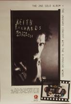 Keith Richards poster 60x40 cm Man Offender Rolling Stones, Verzamelen, Verzenden, Zo goed als nieuw, Poster, Artwork of Schilderij