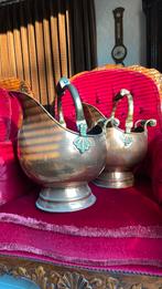 Antieke Koperen Helmkit / Kolenbak, Ophalen of Verzenden