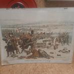 Schoolplaat: Hollandse Infanterie bij de bruggen Berezina, Ophalen, Geschiedenis