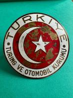 Turing VE Otomobil Kurumu TURKIYE badge bordje logo oldtimer, Ophalen of Verzenden, Gebruikt, Gebruiksvoorwerp