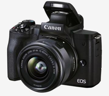 Canon EOS M50 Mark II + M15-45mm S - Zwart 
