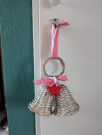 Kerst hanger bellen riet, Diversen, Kerst, Ophalen of Verzenden, Gebruikt