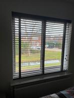 2x houten luxaflex bruin, Gebruikt, 100 tot 150 cm, Bruin, 100 tot 150 cm