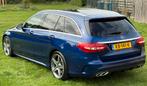 Mercedes-Benz C-Klasse C180 AMG  C43 look., Auto's, Mercedes-Benz, Automaat, Achterwielaandrijving, Zwart, Blauw