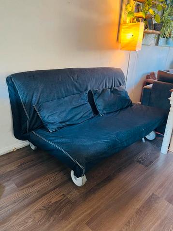 Tweepersoons Slaapbank Spijkerstof IKEA PS beschikbaar voor biedingen