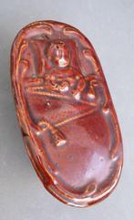 Om 1850 - 1900 Spaarpot Wieg Babywieg Wiegje Spaarvarken, Antiek en Kunst, Ophalen of Verzenden