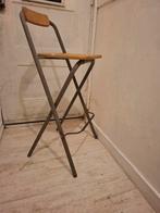 4 Vintage Inklapbare Barkrukken deze week ophalen!, Gebruikt, Met voetsteun, 60 tot 90 cm, Ophalen of Verzenden