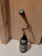 Bijzondere Heineken bierfles met gekrulde hals, Ophalen, Zo goed als nieuw