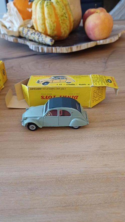 dinky toys citroen 2CV modelle 61,no.558, Antiek en Kunst, Antiek | Speelgoed, Ophalen of Verzenden