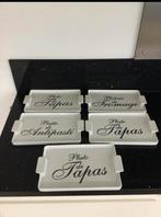 Nieuw / Gusta Serveer plateau ' de Tapas' - Wit Set van 5, Ophalen of Verzenden, Nieuw, Overige stijlen, Schaal of Schalen