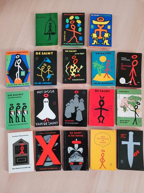 17x De Saint pocket pocketboek Zwarte Beertjes Charteris, Boeken, Detectives, Gelezen, Ophalen of Verzenden