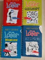 Het Leven van een Loser - 4 Boeken, Ophalen of Verzenden, Gelezen, Jeff Kinney, Fictie algemeen