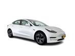 Tesla Model 3 Long Range AWD 75 kWh [ 3-Fase ] (INCL-BTW) Au, Auto's, 27 €/maand, 530 km, 462 pk, Wit