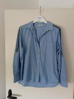 Blauwe blouse Tom Tailor 38. Leuk detail/bies schouder/arm, Kleding | Dames, Blouses en Tunieken, Ophalen of Verzenden, Gedragen