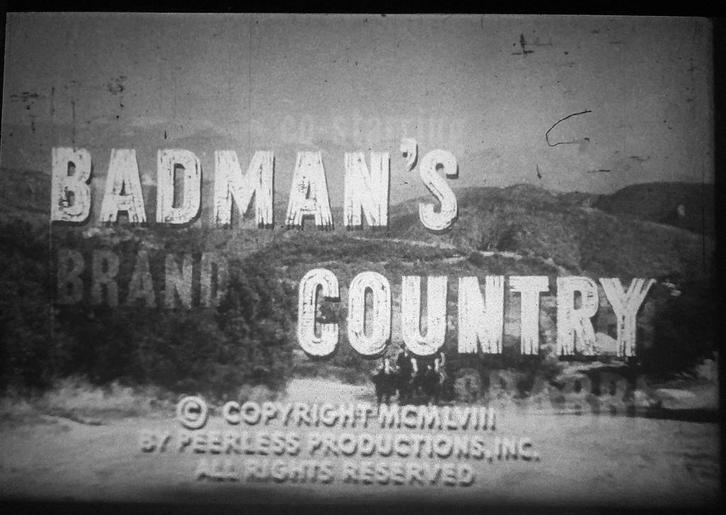 16mm speelfilm  --  Badman's Country (1958), Audio, Tv en Foto, Filmrollen, 16mm film, Ophalen of Verzenden