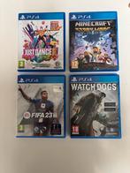 PS4 GTA5, Just Dance 2019, Minecraft, FIFA 2023, Watch Dogs, Spelcomputers en Games, Games | Sony PlayStation Vita, Ophalen, Online