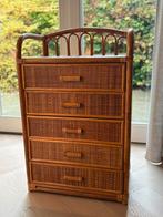 Rotan ladekastje 87 x 55 x 37cm, Huis en Inrichting, Kasten | Ladekasten, Ophalen, Gebruikt, 5 laden of meer, 50 tot 100 cm