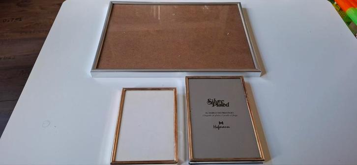 Fotolijsten Set - Diverse Maten, Huis en Inrichting, Woonaccessoires | Lijsten, Gebruikt, 75 cm of meer, 75 tot 100 cm, Metaal of Aluminium