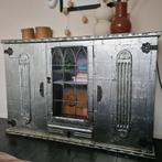 Vintage kastje, Ophalen, Gebruikt, Glas, 25 tot 50 cm