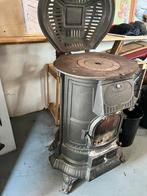 Houtkachel compleet met dubb wandig rookkanaal, Huis en Inrichting, Kachels, Ophalen of Verzenden, Zo goed als nieuw, Hout, Houtkachel