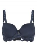 T shirt BH Lingadore Blauw met kant. Voorgevormd en Moulded, Piet petersstraat 1, Blauw, Me time lingerie, Ophalen of Verzenden