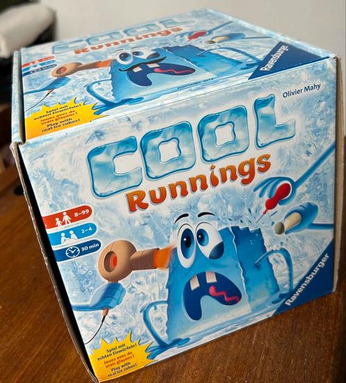 Cool Runnings bordspel, Hobby en Vrije tijd, Gezelschapsspellen | Overige, Zo goed als nieuw, Drie of vier spelers, Ophalen