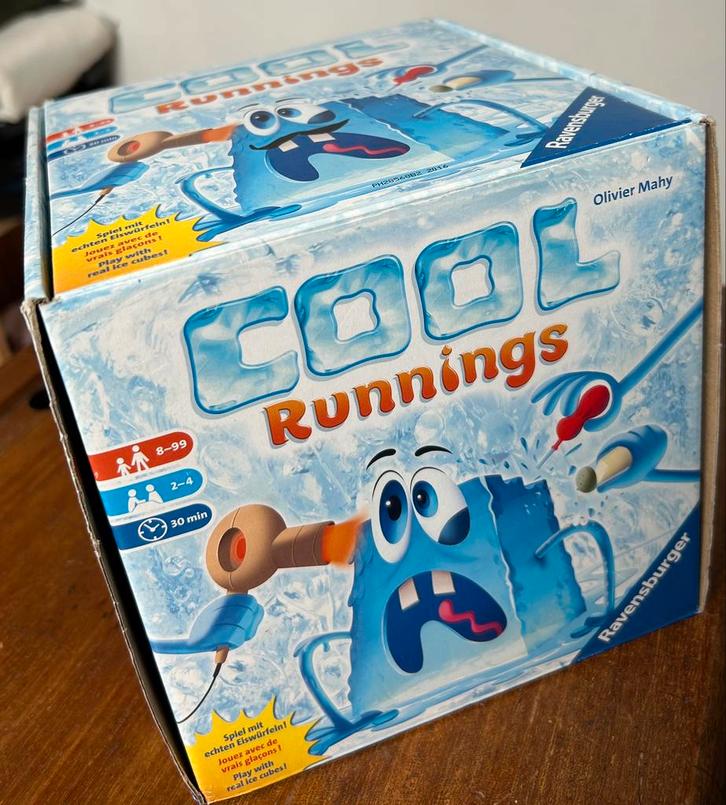 Cool Runnings bordspel, Hobby en Vrije tijd, Gezelschapsspellen | Overige, Zo goed als nieuw, Drie of vier spelers, Ophalen