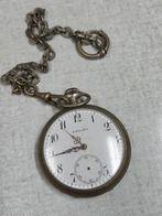 Vintage Enigma Zakhorloge met Ketting, Sieraden, Tassen en Uiterlijk, Antieke sieraden, Ophalen of Verzenden
