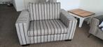 Loveseat met leren hocker, 75 tot 100 cm, Zo goed als nieuw, 100 tot 125 cm, Ophalen