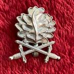 Militair Embleem Eikenloof Zwaarden Duitse oorlog uniform, Verzamelen, Militaria | Algemeen, Ophalen of Verzenden, Overige soorten