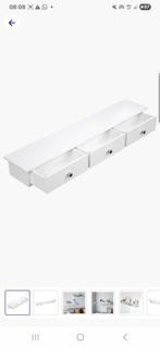 Zo goed als nieuw - wandplank wit, Ophalen of Verzenden, Zo goed als nieuw