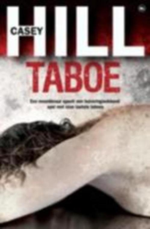 Casey hill: taboe, Boeken, Thrillers, Gelezen, Nederland, Ophalen of Verzenden