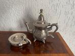 Marokkaanse Theepot met verzilverde theezeef, Antiek en Kunst, Ophalen of Verzenden