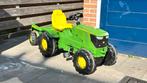 Rolly Toys John Deere traptractor 6210r + aanhanger, Ophalen, Zo goed als nieuw