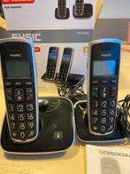 Fysic FX-6020 DECT Telefoon Duo voor Senioren, Ophalen of Verzenden, Gebruikt, 2 handsets, Stralingsarm