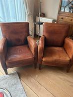Schapenleren vintage fauteuils, Huis en Inrichting, Fauteuils, Ophalen of Verzenden, Gebruikt, 75 tot 100 cm, 50 tot 75 cm
