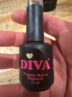 Diva Frozen Matte Topcoat Gellak 15ml, Sieraden, Tassen en Uiterlijk, Uiterlijk | Cosmetica en Make-up, Overige kleuren, Nieuw