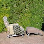Design on stock Solo. Designfauteuil met voetenbank, Ophalen, Gebruikt