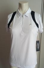 Hele Mooie en Leuke Tennispolo - shirt, maat 40 HEAD, NIEUW, Maat 38/40 (M), Head, Wit, Nieuw
