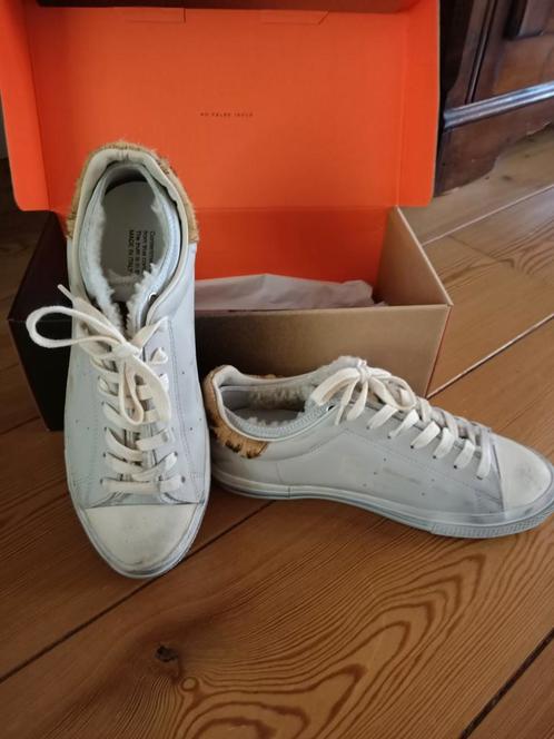 Hidnander sneakers starless low shearling *Nieuw* €395 mt 41, Kleding | Heren, Schoenen, Nieuw, Sneakers of Gympen, Wit, Ophalen of Verzenden