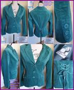 M&S zeegroene velours/fluwelen colbert maat 38 nieuw, Maat 38/40 (M), Ophalen of Verzenden, Zo goed als nieuw, Jasje