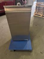 Josto prullenbak, 40 liter of meer, Ophalen, Rvs, 75 cm of meer