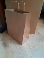 Papieren tassen 25x11x32cm bruin (39st.), Nieuw, Ophalen of Verzenden
