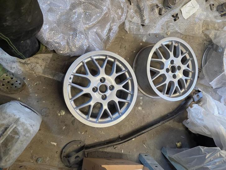 BBS RX en BBS RA 16 en 15 inch 4x100, Auto-onderdelen, Banden en Velgen, Velg(en), Zomerbanden, 16 inch, 195 mm, Ophalen