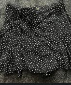 Zwarte rok met stippen - Maat L, Ophalen of Verzenden, Zo goed als nieuw, Maat 42/44 (L), Zwart