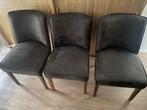 Riviera Maison pellini stoelen, Ophalen, Zo goed als nieuw, Bruin, Leer