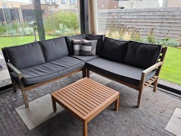 Tuinset / loungeset teakhout 2.60m bij 2.05m beach 7 club beschikbaar voor biedingen