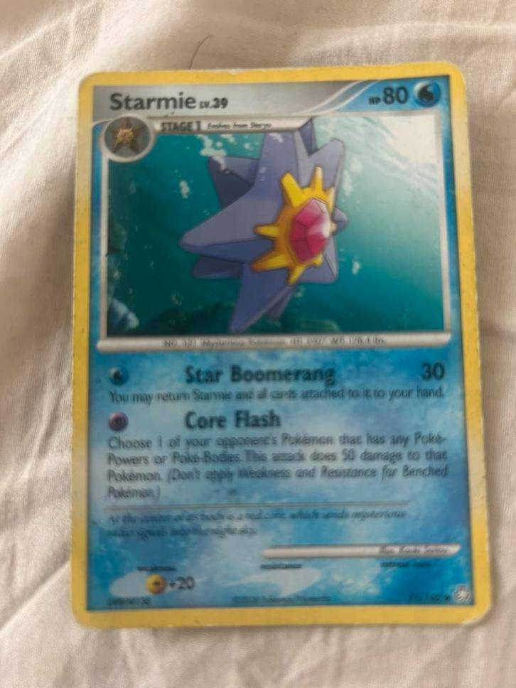 Starmie 71/146 Pokemon kaart, Hobby en Vrije tijd, Verzamelkaartspellen | Pokémon, Zo goed als nieuw, Losse kaart, Ophalen of Verzenden