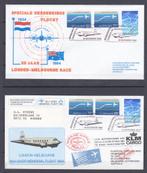 2 speciale covers UIVER HERDENKINGSVLUCHT MELBOURNE, Ophalen of Verzenden, Buitenland